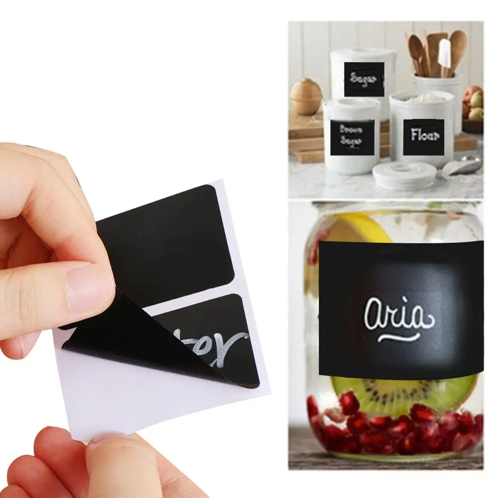 300PCS Black Waterproof Chalkboard Labels Spice Removabl Labels Stickers Home Kitchen DIY Writable Stickers
300PCS Black Waterproof Chalkboard Labels Spice Removabl Labels Stickers Home Kitchen DIY Writable Stickers