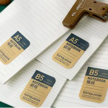 A5/B5 Horizontal Line/Grid Inner Page Notepad Nonporous Simple Inside Page School Supplies Notebook Office Stationery