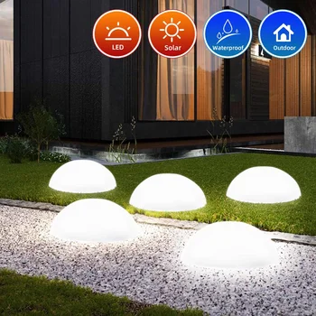 Solar Light Lamps Outdoor Hemispherical Shape Solar Garden Lawn Lamp IP44 Waterproof Landscape Lights 5 LED Solar Light String
Solar Light Lamps Outdoor Hemispherical Shape Solar Garden Lawn Lamp IP44 Waterproof Landscape Lights 5 LED Solar Light String