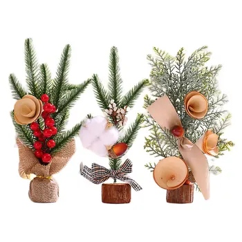 3pcs Mini Christmas Tree Desk Decoration Red Fruit Tree Adornment Artificial Christmas Tree For Home Party Showcase (Mixed Patte
3pcs Mini Christmas Tree Desk Decoration Red Fruit Tree Adornment Artificial Christmas Tree For Home Party Showcase (Mixed Patte