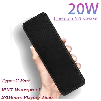 20W Portable bluetooth5.0 Wireless Speaker Better Bass bluetooth Range IPX7 Water Resistant Outdoor Soundbar Subwoofer
20W Portable bluetooth5.0 Wireless Speaker Better Bass bluetooth Range IPX7 Water Resistant Outdoor Soundbar Subwoofer