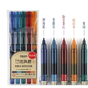 Vintage Gel Pens 0.5mm Extra Fine Quick Drying Precise Tip Liquid Ink Rolling Ball Pens for Planner Stationery
Vintage Gel Pens 0.5mm Extra Fine Quick Drying Precise Tip Liquid Ink Rolling Ball Pens for Planner Stationery