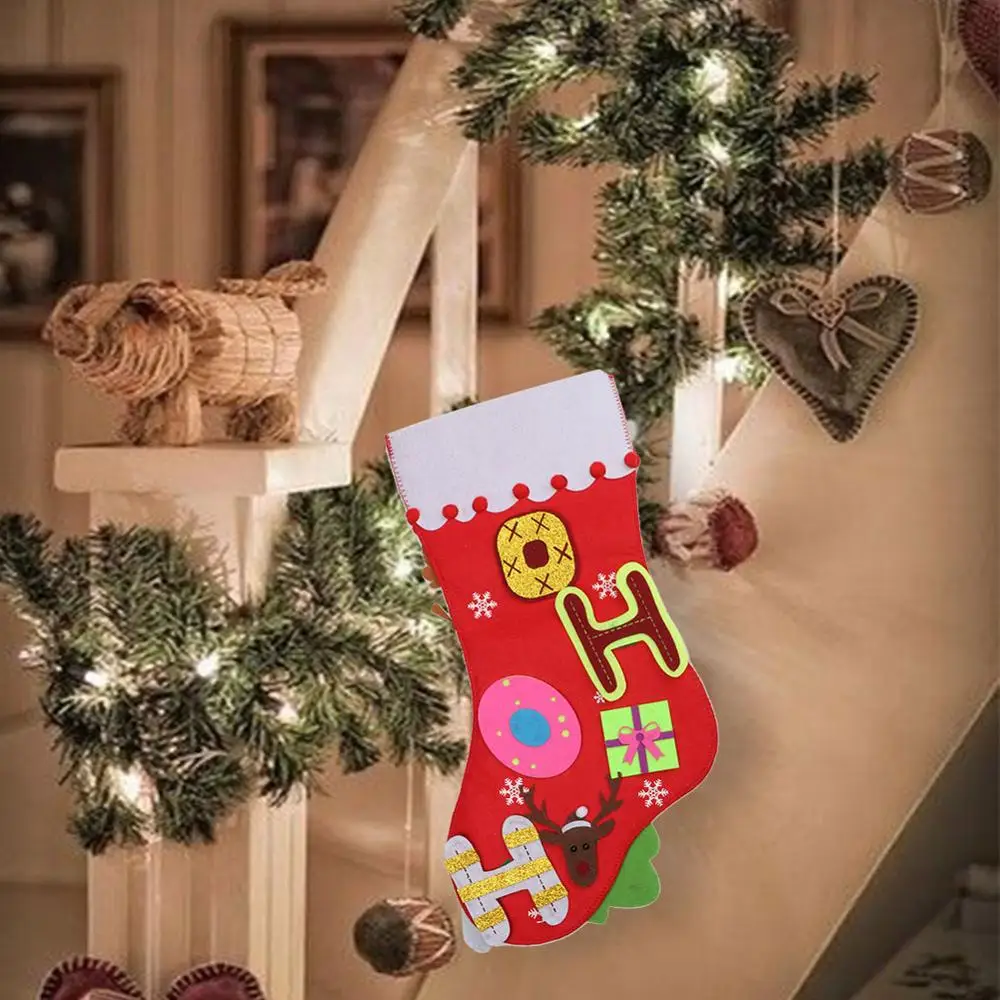OHEART Gift Felt Christmas Stockings Red Personalized Stockings Christmas With 15 Accessories Kids Bag New Year's Toys 2020
OHEART Gift Felt Christmas Stockings Red Personalized Stockings Christmas With 15 Accessories Kids Bag New Year's Toys 2020