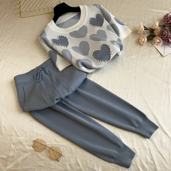 Women's Suit Round Neck Short Sleeve Pullovers Elastic High Waist Pants Two Piece Set Women Chandals Mujer Ropa De Mujer 2020
Women's Suit Round Neck Short Sleeve Pullovers Elastic High Waist Pants Two Piece Set Women Chandals Mujer Ropa De Mujer 2020