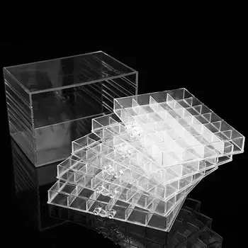 1 Pc Removable 120 Grids Rack Acrylic Clear Nail Polish Cosmetic Varnish Display Stand Holder Make up Organizer Storage Box 
1 Pc Removable 120 Grids Rack Acrylic Clear Nail Polish Cosmetic Varnish Display Stand Holder Make up Organizer Storage Box