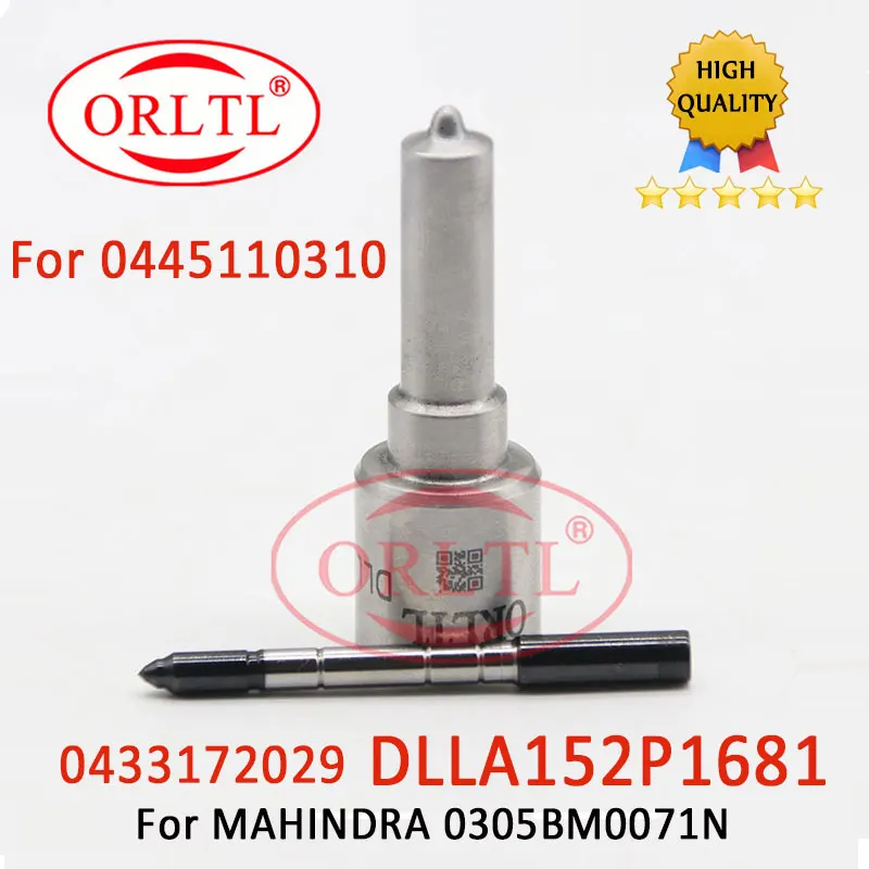 ORLTL Fuel Nozzle Diesel DLLA152P1681( 0433172029 ) Injector DLLA 152P 1681 For 0445110310 MAHINDRA 0305BM0071N | Автомобили и