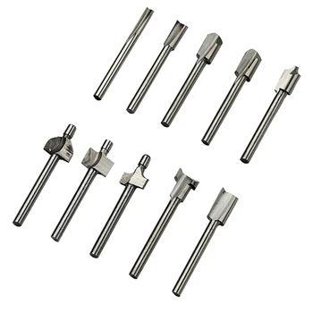 10pcs Round Handle High Speed Steel Wood Milling Cutter Carving Machine Pattern Cutter Groove Milling Set Diy Wood Makin
10pcs Round Handle High Speed Steel Wood Milling Cutter Carving Machine Pattern Cutter Groove Milling Set Diy Wood Makin