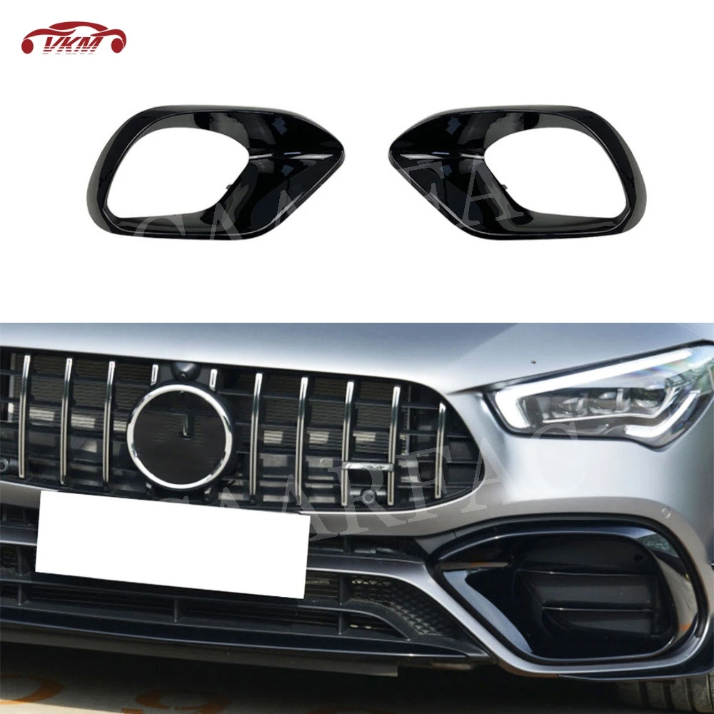 Dry Carbon Fiber Material Front bumper FogLamp Vent Splitters for Mercedes Benz CLA Class W118 C118 CLA45 AMG 2020+ Car Styling
Dry Carbon Fiber Material Front bumper FogLamp Vent Splitters for Mercedes Benz CLA Class W118 C118 CLA45 AMG 2020+ Car Styling