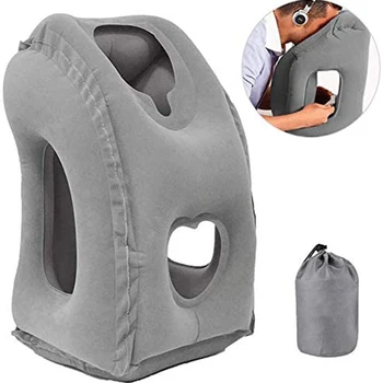 Inflatable Travel Pillow Portable Multifunctional Neck and Head Support Lap Pillow for Airplanes Trains Buses Office Napping
Inflatable Travel Pillow Portable Multifunctional Neck and Head Support Lap Pillow for Airplanes Trains Buses Office Napping
