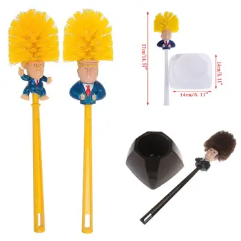 1 set Toilet Brush Holders WC Borstel Donald Trump Emmanuel Macron Toilet Brush Make Toilet Great Again Commander In Crap
1 set Toilet Brush Holders WC Borstel Donald Trump Emmanuel Macron Toilet Brush Make Toilet Great Again Commander In Crap