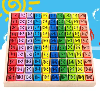 Montessori Toys 10x10cm Wooden Figure Blocks 99 Multiplication Table Math Teaching Aids Educational Toy Early Learning For Kids
Montessori Toys 10x10cm Wooden Figure Blocks 99 Multiplication Table Math Teaching Aids Educational Toy Early Learning For Kids