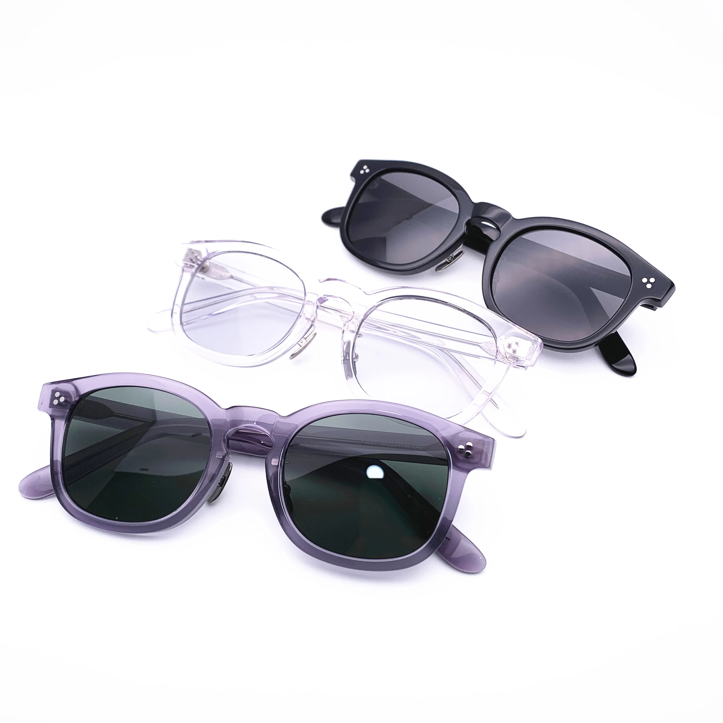 Belight Optical Japan Design Acetate Material with Rivert Cool Fashion Men Women Transparent Sunglass F2055
Belight Optical Japan Design Acetate Material with Rivert Cool Fashion Men Women Transparent Sunglass F2055