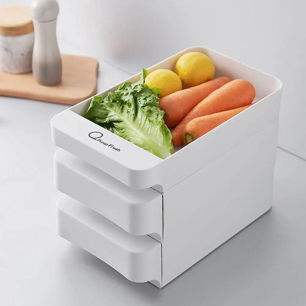 Refrigerator Drawer Egg Storage Rack Organizer There-layer For Eggs Kitchen Egg Box Fruit Storage Vegetables Holder D2U9
Refrigerator Drawer Egg Storage Rack Organizer There-layer For Eggs Kitchen Egg Box Fruit Storage Vegetables Holder D2U9
