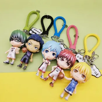 5 pcs/lot Anime Kuroko no Basket Tetsuya Kuroko Keychain Basketball 3D PVC Action Figure Phone Strap Pendant Toy Keyring
5 pcs/lot Anime Kuroko no Basket Tetsuya Kuroko Keychain Basketball 3D PVC Action Figure Phone Strap Pendant Toy Keyring