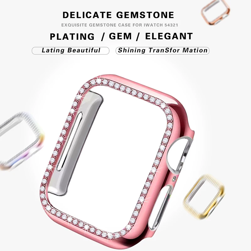 Diamond Bumper Protective Case for Apple Watch Cover Series 5 4 3 2 1 38MM 42MM Cases For Iwatch 5 4 40mm 44mm watch accessories
Diamond Bumper Protective Case for Apple Watch Cover Series 5 4 3 2 1 38MM 42MM Cases For Iwatch 5 4 40mm 44mm watch accessories