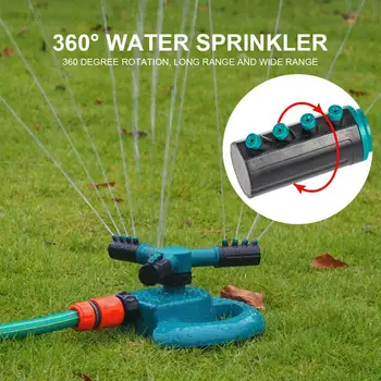 360 Degree Automatic Water Sprinkler Durable Rotary Three Nozzle Sprayer Irrigation Sprinkler System For Garden Lawn Yard
360 Degree Automatic Water Sprinkler Durable Rotary Three Nozzle Sprayer Irrigation Sprinkler System For Garden Lawn Yard