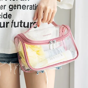 Large-Volume Simple Wash Bag PVC Transparent Waterproof Cosmetic Bag Multi-functional Portable Travel Storage
Large-Volume Simple Wash Bag PVC Transparent Waterproof Cosmetic Bag Multi-functional Portable Travel Storage