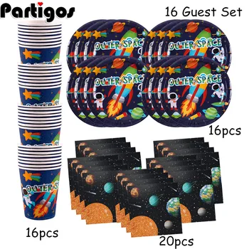 52pcs Outer Space Solar System Planet Galaxy Party 16 Guest Kids Birthday Party Disposable Tableware Paper Plates Cups Napkins
52pcs Outer Space Solar System Planet Galaxy Party 16 Guest Kids Birthday Party Disposable Tableware Paper Plates Cups Napkins