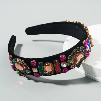 Ms Headband European American Light Luxury Gold Velvet Multi-layer Flower Hairband Non-slip Color Rhinestone Hairpin Headdress
Ms Headband European American Light Luxury Gold Velvet Multi-layer Flower Hairband Non-slip Color Rhinestone Hairpin Headdress