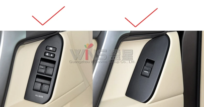 7 window glass button trim suitable