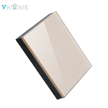 Vhome 86 Type 433mhz RF Remote Wall Control LED Light Glass Touch Panel Wireless Smart Controller Garage Door, Electric Curtains
Vhome 86 Type 433mhz RF Remote Wall Control LED Light Glass Touch Panel Wireless Smart Controller Garage Door, Electric Curtains