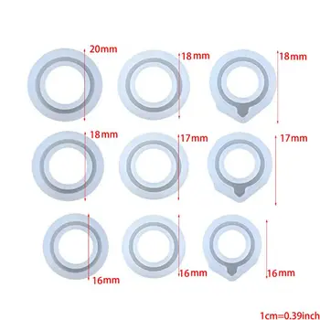 9Pcs Assorted Sizes DIY Ring Silicone Mold Jewelry Pendant Rings Resin Casting 634D
9Pcs Assorted Sizes DIY Ring Silicone Mold Jewelry Pendant Rings Resin Casting 634D