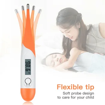 Newly Digital Thermometer LCD Display Oral Underarm Audible Alarm Temperature Meter for Kid Adult VA88
Newly Digital Thermometer LCD Display Oral Underarm Audible Alarm Temperature Meter for Kid Adult VA88