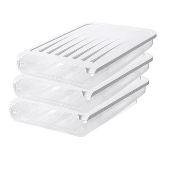 3 Pack Auto Scrolling Egg Storage Holder Eggs Storage Rack Refrigerate Food Savers Eggs Plastic Space Saver
3 Pack Auto Scrolling Egg Storage Holder Eggs Storage Rack Refrigerate Food Savers Eggs Plastic Space Saver