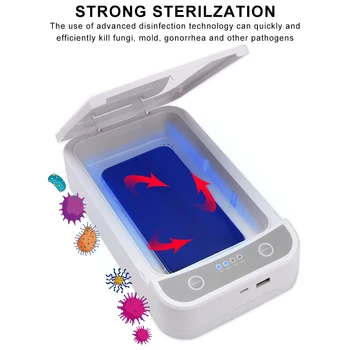 Portable UV Sterilizing Box Disinfector Multifunctional Cellphone UV Light Sanitizer Box with Aromatherapy and Charging Function
Portable UV Sterilizing Box Disinfector Multifunctional Cellphone UV Light Sanitizer Box with Aromatherapy and Charging Function