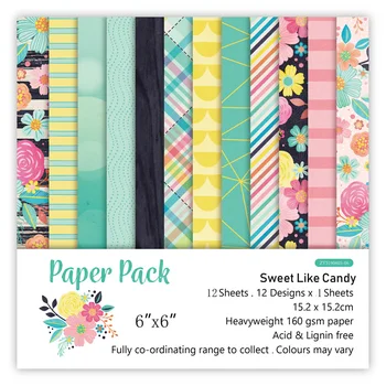 KLJUYP 12 Sheets Sweet Like Candy Scrapbooking Pads Paper Origami Art Background Paper Card Making DIY Scrapbook Paper Craft
KLJUYP 12 Sheets Sweet Like Candy Scrapbooking Pads Paper Origami Art Background Paper Card Making DIY Scrapbook Paper Craft