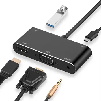 TYPE-C Turn HDMI+VGA+AUDIO+USB3.0+PD 5-in-1 Extension Cable for lenovo miix510 HuaWei MateBook adapter audio cable computer wire
TYPE-C Turn HDMI+VGA+AUDIO+USB3.0+PD 5-in-1 Extension Cable for lenovo miix510 HuaWei MateBook adapter audio cable computer wire