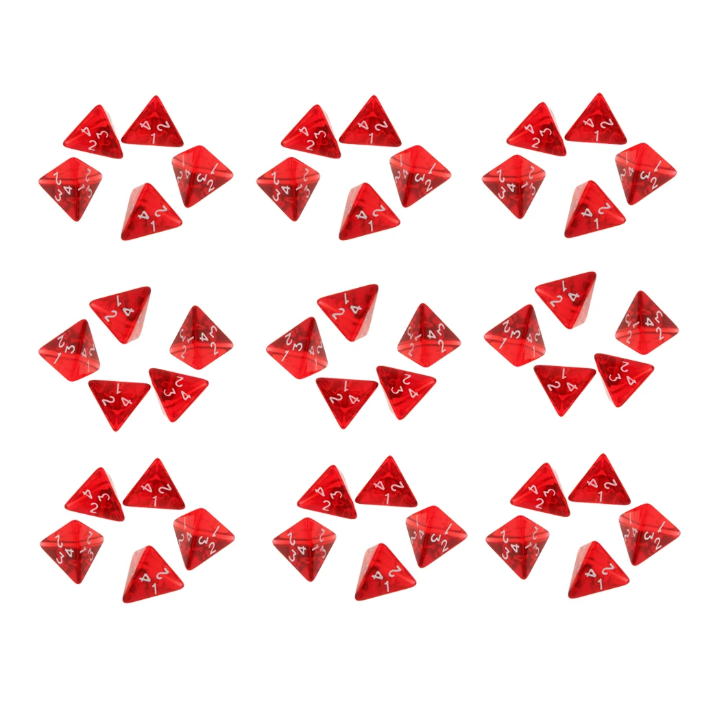45x Polyhedral DND Dice Set D4 for Dungeons and Dragons Role Playing Game Supplies 45x Polyhedral DND Dice Set D4 for Dungeons and Dragons Role Playing Game Supplies