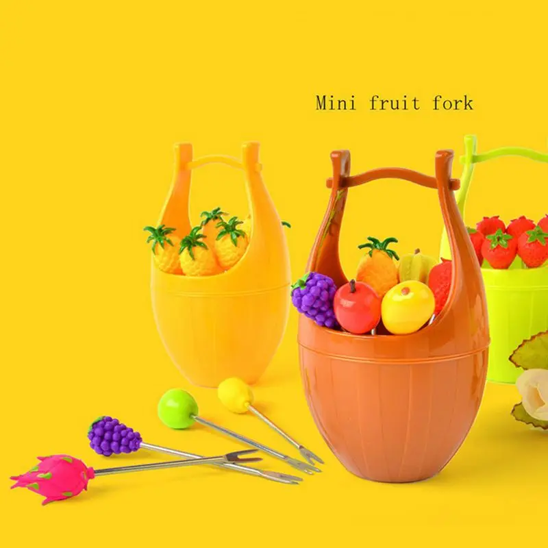 Lovely Mini Simulation Wooden Barrel Stainless Steel Fruit Fork Sets colorful High Quality Material Tableware Gifted Decoration
Lovely Mini Simulation Wooden Barrel Stainless Steel Fruit Fork Sets colorful High Quality Material Tableware Gifted Decoration