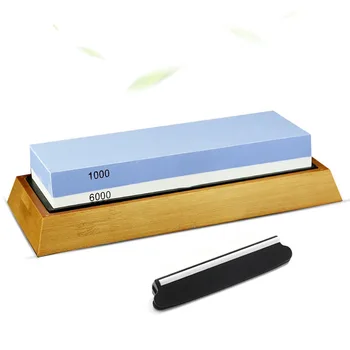 Whetstone Knife Sharpening Stone 2-Sided Knife Sharpener Set with Non-Slip Base Angle Guide E2S
Whetstone Knife Sharpening Stone 2-Sided Knife Sharpener Set with Non-Slip Base Angle Guide E2S