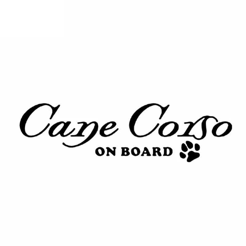 Cartoon Car Sticker Decal Cane Corso Dog on Board Paw Auto Accessories Car Window PVC 15cm X 4cm
Cartoon Car Sticker Decal Cane Corso Dog on Board Paw Auto Accessories Car Window PVC 15cm X 4cm