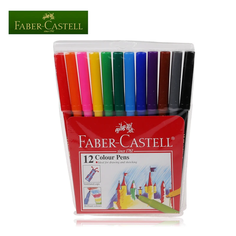 

[ FABER-CASTELL ] 154312 Watercolor Gel Pen Children Color Gel Pen Top Quality Made In Malaysia 12 Color Set