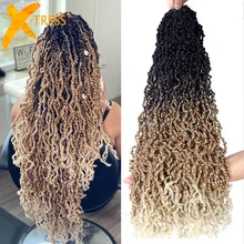 Ombre Brown Blonde Synthetic Crochet Braids Long Curly Senegalese Twist Pre Looped Passion Twist Full Soft Braiding Hair X-TRESS
Ombre Brown Blonde Synthetic Crochet Braids Long Curly Senegalese Twist Pre Looped Passion Twist Full Soft Braiding Hair X-TRESS