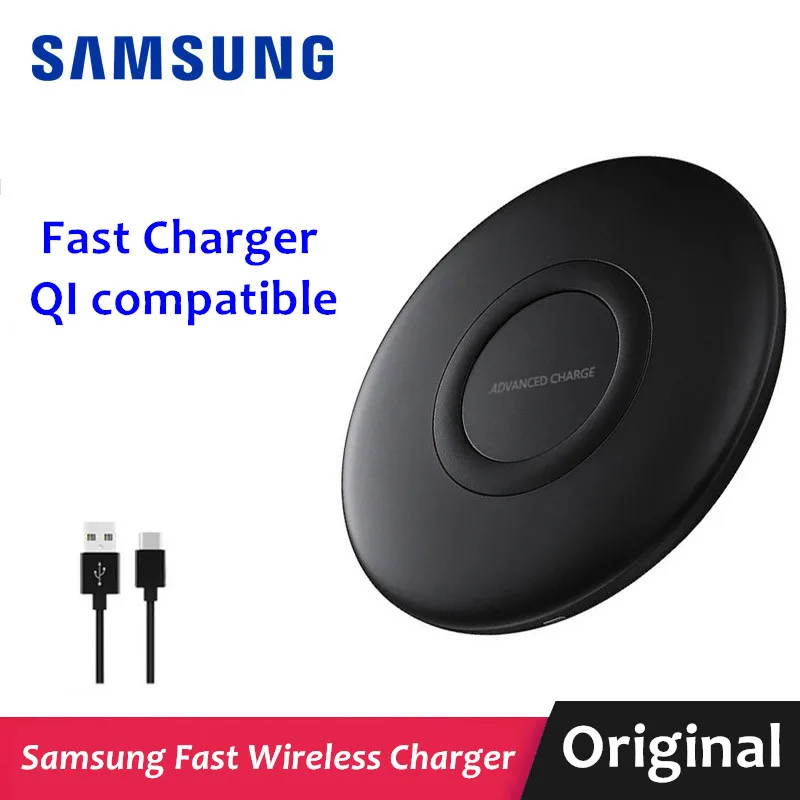 Оригинальное умное Беспроводное зарядное устройство Samsung Qi 15 Вт быстрое для galaxy