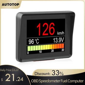 A203 OBD2 On-board Computer Car Digital Computer Display Speedometer Fuel Consumption meter Temperature Gauge OBD2 Scanner
A203 OBD2 On-board Computer Car Digital Computer Display Speedometer Fuel Consumption meter Temperature Gauge OBD2 Scanner