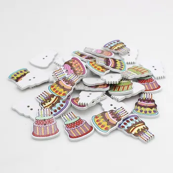 50pcs/pack Wooden Buttons Birthday Cake Buttons Random Mixed 2 Holes Clothing Sewing Scrapbooking accessories botones 20mm-30mm
50pcs/pack Wooden Buttons Birthday Cake Buttons Random Mixed 2 Holes Clothing Sewing Scrapbooking accessories botones 20mm-30mm