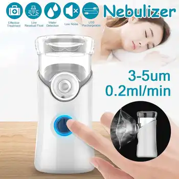 Portable Ultrasonic Nebulizer Mini Handheld Inhaler Respirator Humidifier Kit Health Care Children Home Inhaler Machine Atomizer
Portable Ultrasonic Nebulizer Mini Handheld Inhaler Respirator Humidifier Kit Health Care Children Home Inhaler Machine Atomizer