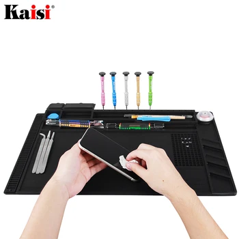 ESD Heat Insulation Working Mat BGA Soldering Station Silicon Soldering Mat Work Pad Maintenance Platform With Magnetic
ESD Heat Insulation Working Mat BGA Soldering Station Silicon Soldering Mat Work Pad Maintenance Platform With Magnetic