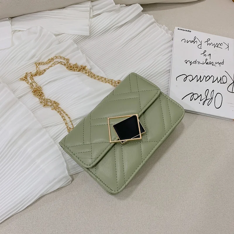 New Arrival Rhombus Chain Small Bag Women's 2019 Summer New Style Fashion Korean-style Versatile Shoulder Bag Simple Fashion 
New Arrival Rhombus Chain Small Bag Women's 2019 Summer New Style Fashion Korean-style Versatile Shoulder Bag Simple Fashion