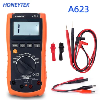 HONEYTEK Inductance Tester Measurement Digital Inductance Meter Inductance/Capacitor Meter Needle Tip Probe Alligator Clips Sets 
HONEYTEK Inductance Tester Measurement Digital Inductance Meter Inductance/Capacitor Meter Needle Tip Probe Alligator Clips Sets