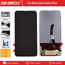 Ensemble écran LCD de remplacement, 6.5 pouces, pour Motorola Moto One Fusion Plus, Original=