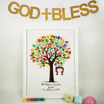 Free Custom Name Date Mi Primera Comunion Fingerprint Signature Guest Book Girls Boys First Communion Souvenir DIY Gift For Kids
Free Custom Name Date Mi Primera Comunion Fingerprint Signature Guest Book Girls Boys First Communion Souvenir DIY Gift For Kids