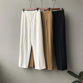 Wide-leg Pants Women's High Waist Straight Suit Pants Loose Mopping Pants Trousers
Wide-leg Pants Women's High Waist Straight Suit Pants Loose Mopping Pants Trousers