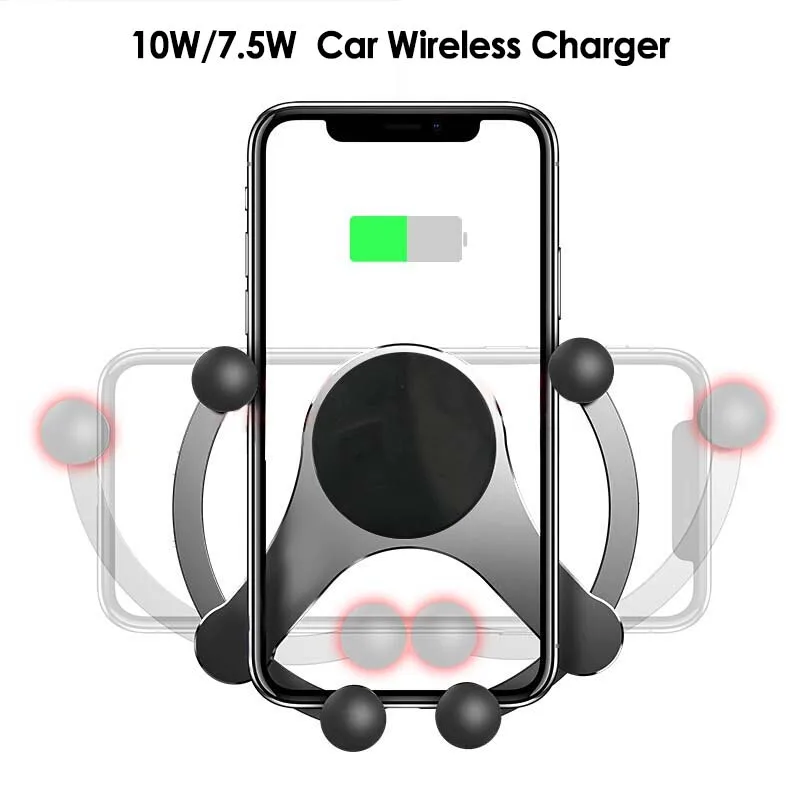 10W 7.5W Qi Car Fast Wireless Charger For iPhone 8 8 Plus XS Car Wireless Charger For Samsung Galaxy S8 S9 S10 Note 9 Charger
10W 7.5W Qi Car Fast Wireless Charger For iPhone 8 8 Plus XS Car Wireless Charger For Samsung Galaxy S8 S9 S10 Note 9 Charger
