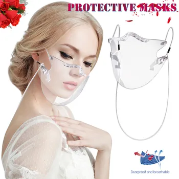 4PC Adults Durable Mask Face Combine Plastic Reusable Clear Face Mask Shield PM2.5 Proof Protective Mask Transparent Mouth Cover
4PC Adults Durable Mask Face Combine Plastic Reusable Clear Face Mask Shield PM2.5 Proof Protective Mask Transparent Mouth Cover