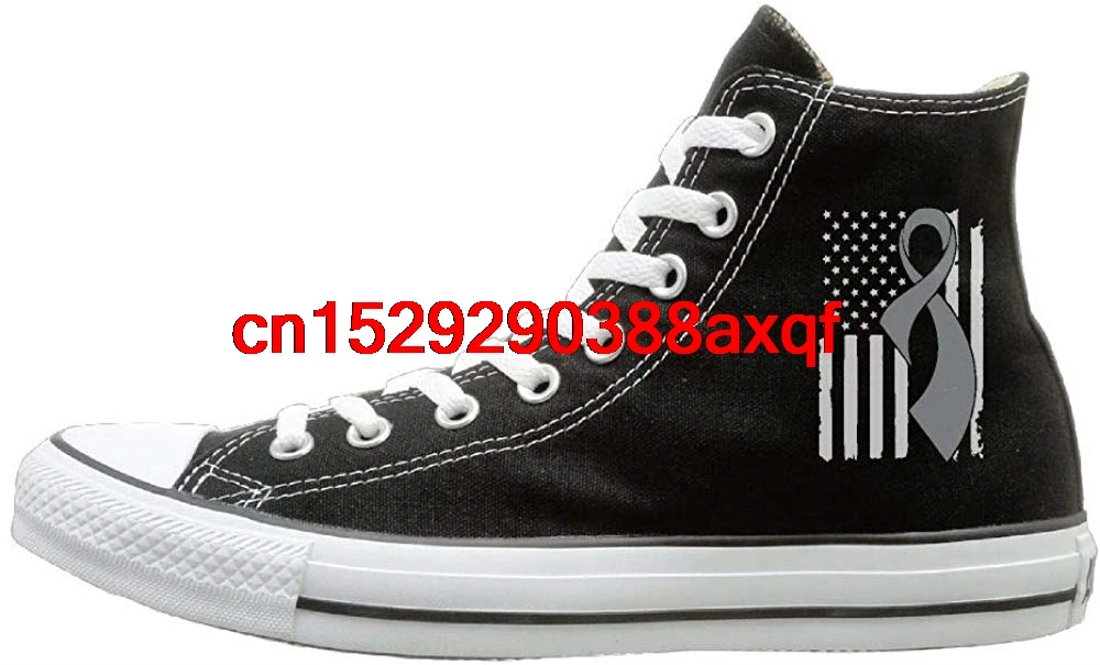 Men's Women's Custom High-Top Lace Up Canvas Shoe,Brain Cancer Awareness Flag-1 Trainers Sneaker For Boys Girls
Men's Women's Custom High-Top Lace Up Canvas Shoe,Brain Cancer Awareness Flag-1 Trainers Sneaker For Boys Girls